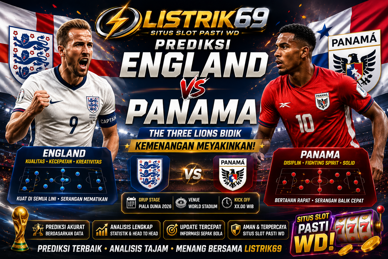 gambar Prediksi England vs Panama