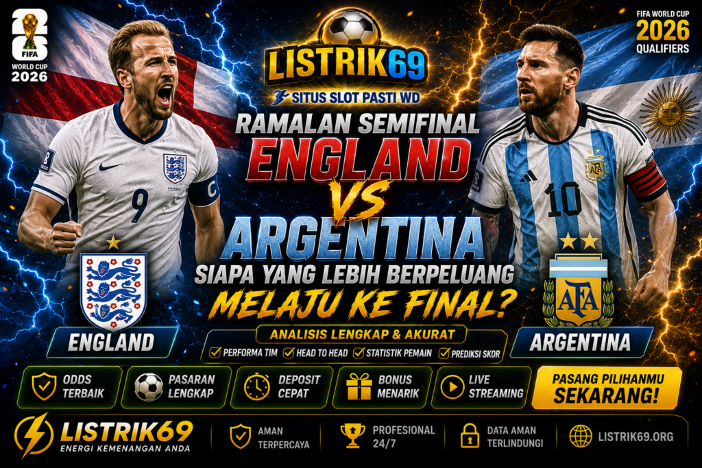 Ramalan semifinal England vs Argentina