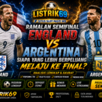 Ramalan semifinal England vs Argentina